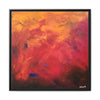 Red Hot Heart Framed Canvas Art
