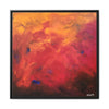 Red Hot Heart Framed Canvas Art