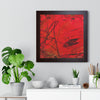 I WAS HERE — Framed Art Print