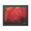 Vibrant Abstract Framed Poster Art  14" x 11" (Horizontal) for Home Decor
