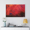 Abstract Red Horizontal Framed Poster | Modern Wall Art for Home Decor