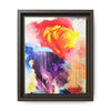 The garden framed canvas art