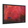 Vibrant Abstract Framed Poster Art for Home Decor angeled rotate 36" x 24" (Horizontal)