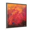 Red Hot Heart Framed Canvas Art