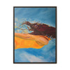 Swimmer Girl #1 Framed Canvas Art
