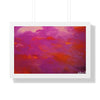 Crimson And Rose — Framed Art Print