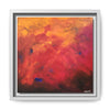Red Hot Heart Framed Canvas Art