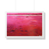 Ruby Red (Abstract)  — Framed Art Print