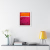 Crimson Orange Skies — Framed Art Print