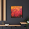 Red Hot Heart Framed Canvas Art