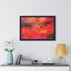 Where Fire Learned to Speak — Framed Art Print