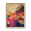 Ancient Marks (Abstract) Framed Canvas Art