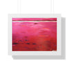Ruby Red (Abstract)  — Framed Art Print