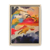 Saffron Rouge Framed Canvas Frame