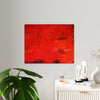Flaming love. red abstract #5 Acrylic Wall Art