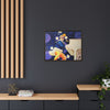 Rocket Quack. A Feathered Tribute to the King of Keys Framed Canvas