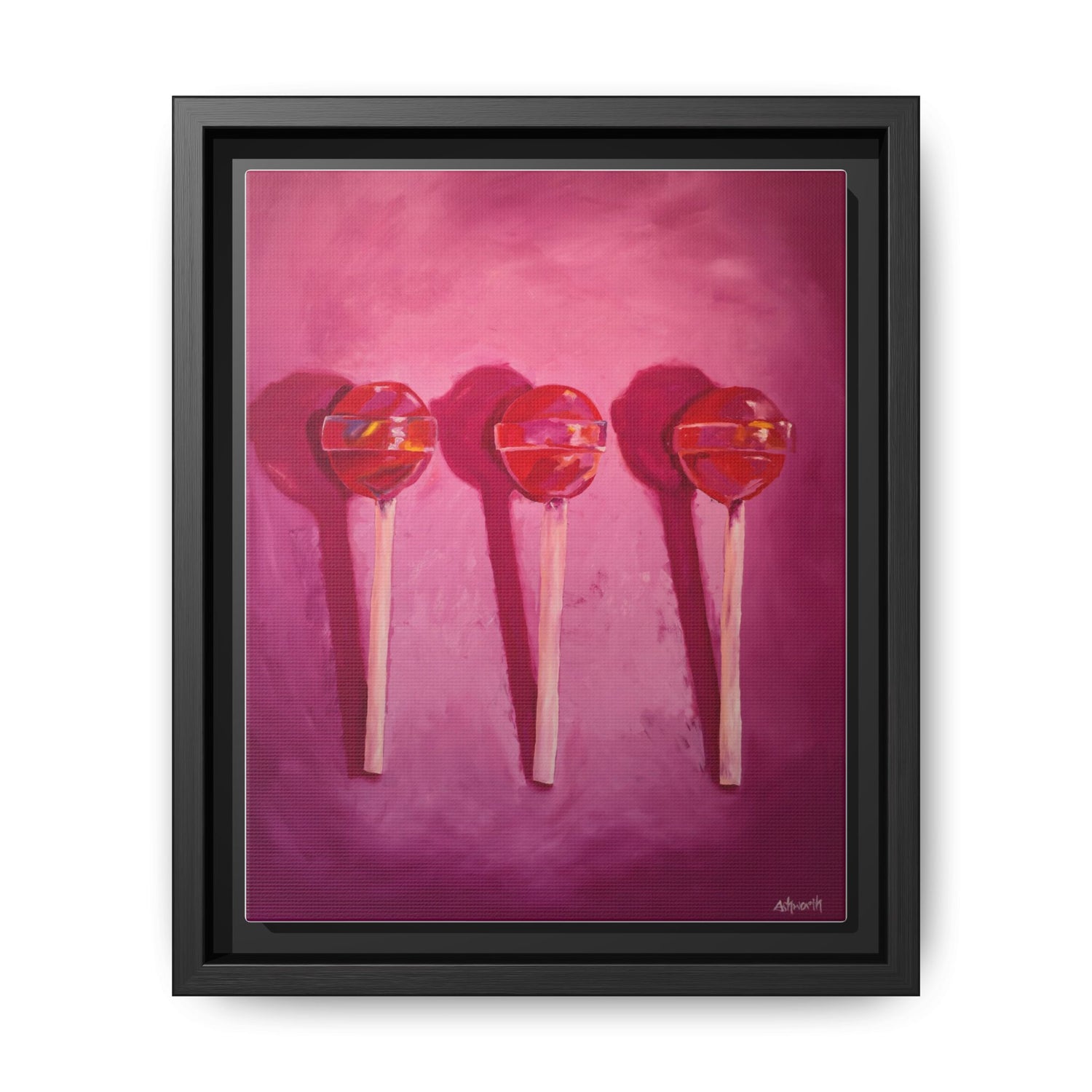 Candy is Dandy (Triple Sweet) Framed Canvas Art