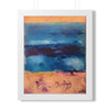 Seafoam And Sand Framed  Poster