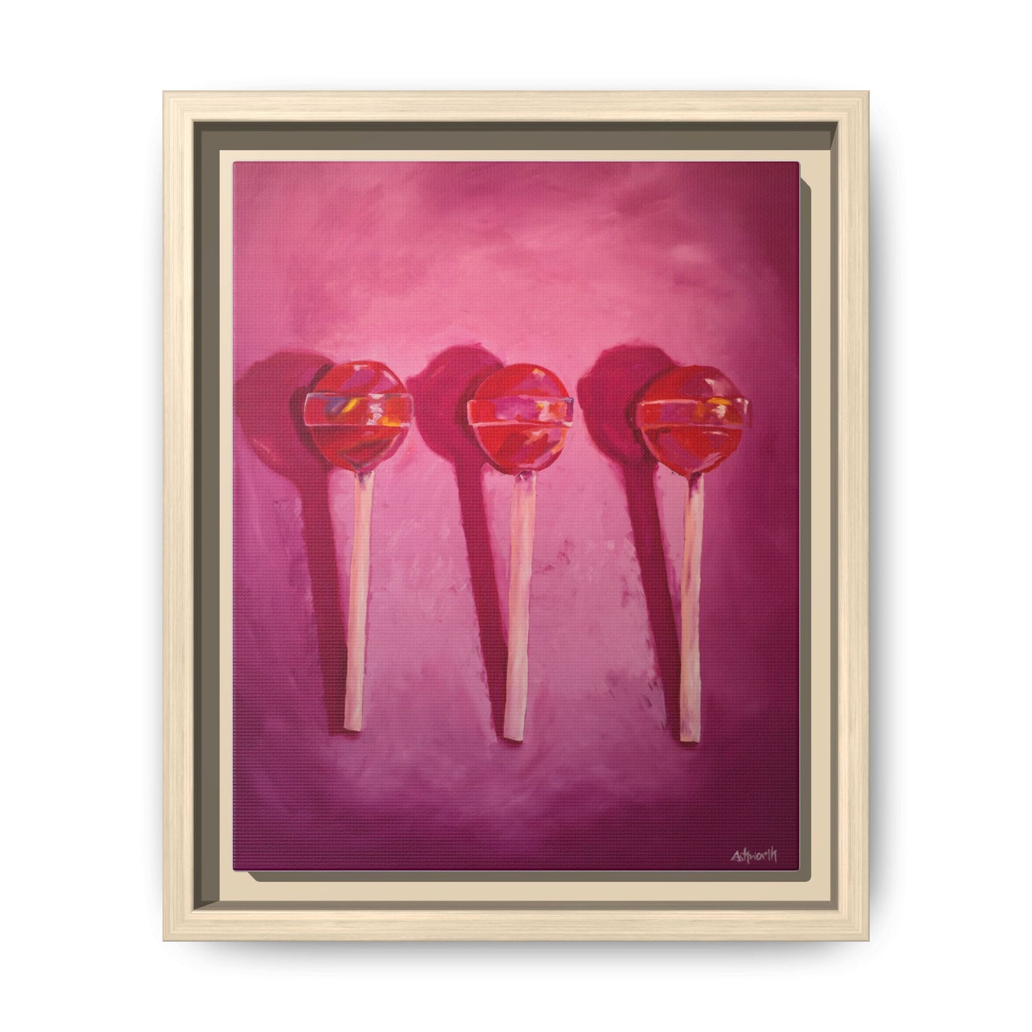 Candy is Dandy (Triple Sweet) Framed Canvas Art