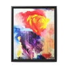 The garden framed canvas art
