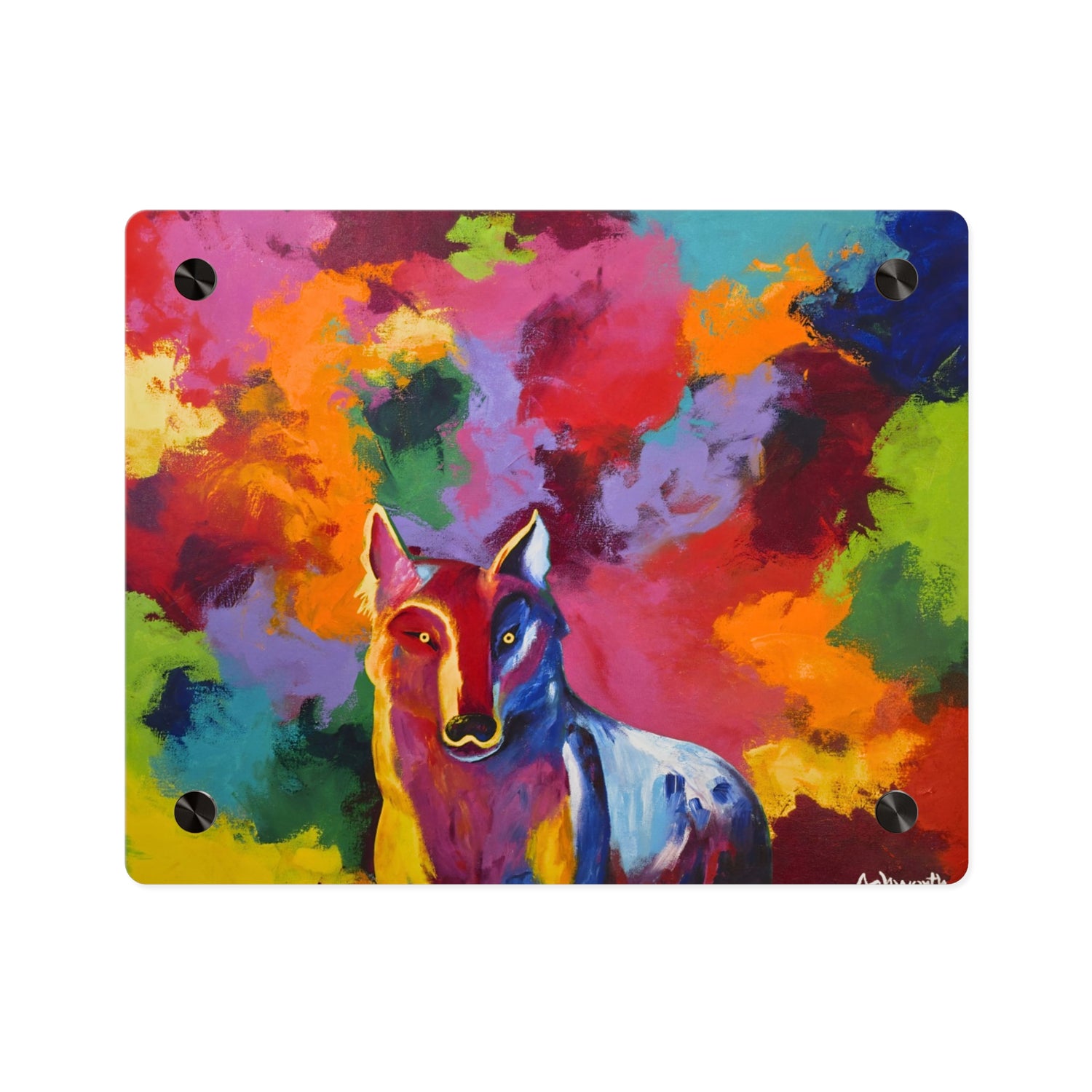 Eclipse of Gray (Gray Wolf Magnificence) — Acrylic Print