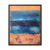 SeaFoam and Sand Framed Canvas Art