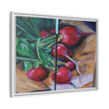 The Best People (Radishes) Framed Canvas Art