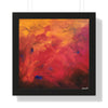 Red Hot Heart — Framed Art Print