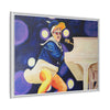 Rocket Quack. A Feathered Tribute to the King of Keys Framed Canvas