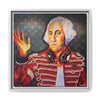 George Washington Rocks Framed Canvas Art