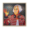 George Washington Rocks Framed Canvas Art