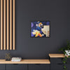 Rocket Quack. A Feathered Tribute to the King of Keys Framed Canvas
