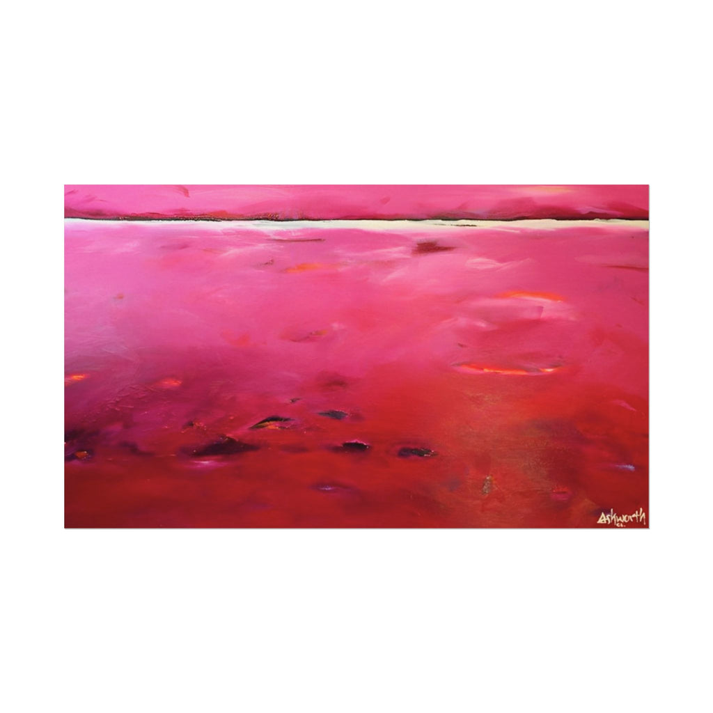 Ruby Red (Abstract) - Premium Matte Posters
