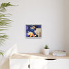 Rocket Quack. A Feathered Tribute to the King of Keys Framed Canvas