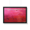 Ruby Red (Abstract)  — Framed Art Print