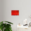 Flaming love. red abstract #5 Acrylic Wall Art