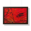 I WAS HERE — Framed Art Print