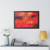 Where Fire Learned to Speak — Framed Art Print