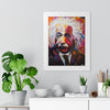 Quantum Genius Albert EInstein — Framed Art Print