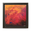 Red Hot Heart Framed Canvas Art