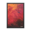 Vibrant Abstract Framed Poster Art  20" x 30" (vertical) for Home Decor