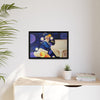 Rocket Quack. A Feathered Tribute to the King of Keys Framed Canvas