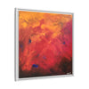 Red Hot Heart Framed Canvas Art