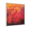 Red Hot Heart Framed Canvas Art