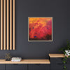 Red Hot Heart Framed Canvas Art
