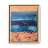 SeaFoam and Sand Framed Canvas Art