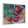 The Best People (Radishes) Framed Canvas Art