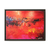 Where Fire Learned to Speak Framed Canvas Art
