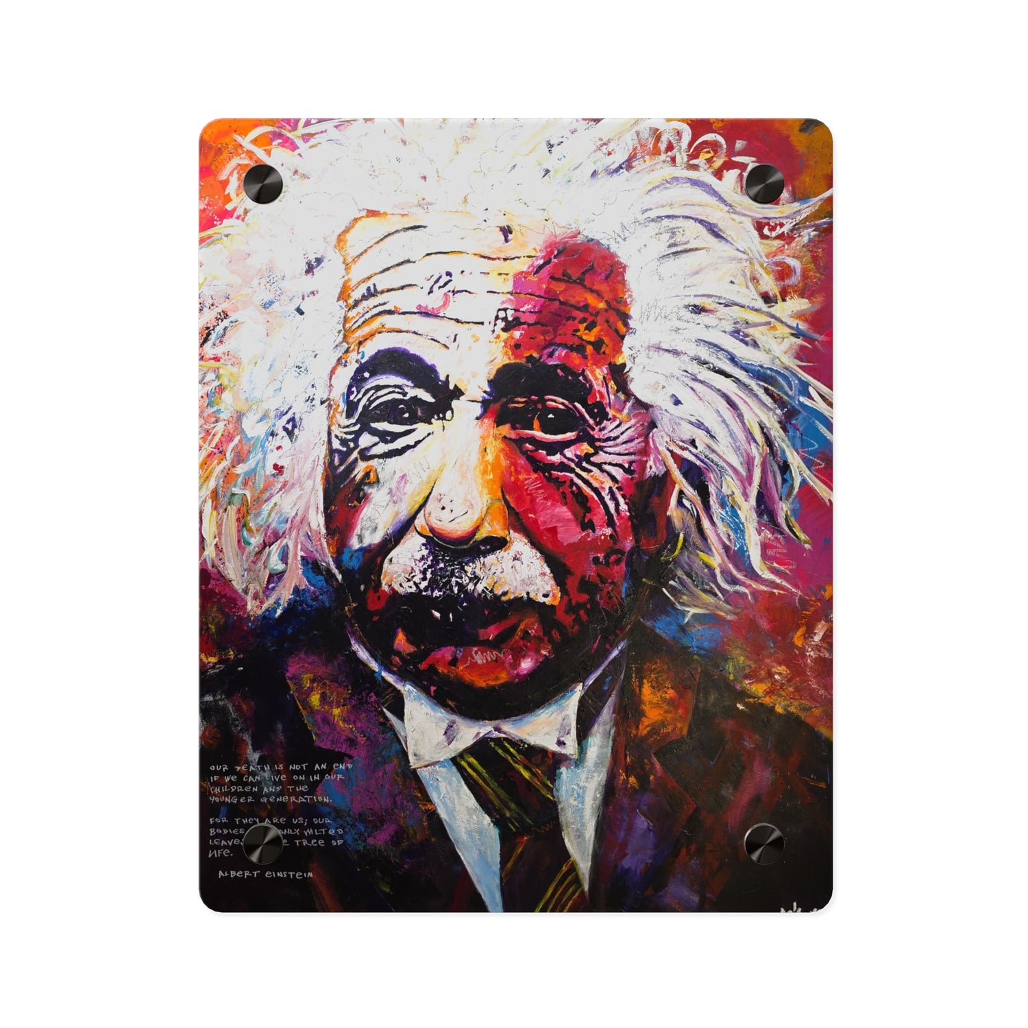 Quantum Genius Albert EInstein — Acrylic Print
