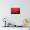 Abstract Red Horizontal Framed Poster | Modern Wall Art for Home Decor
